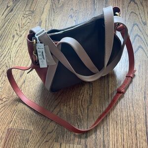 Madewell color block crossbody bag